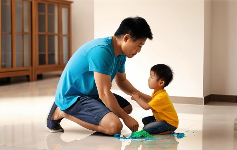 정신적 회복탄력성을 높이기 위한 가족 대화법 - **Prompt:** A vibrant and encouraging image of a young Vietnamese girl (around 6 years old), dressed...