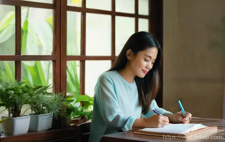 정신적 회복탄력성을 높이는 성공적인 사례 - **Prompt 1: Peaceful Morning Gratitude**
A Vietnamese woman, in her late 20s, sits comfortably a...