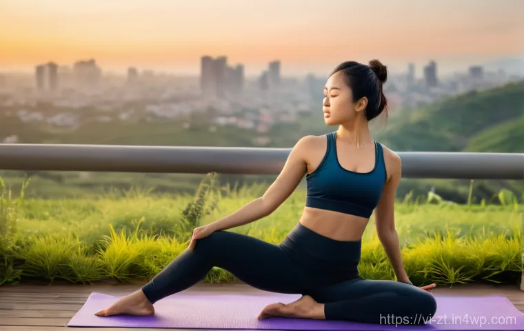 정신적 회복탄력성을 위한 행복한 습관 - **Prompt:** A young Vietnamese woman in her early 30s, wearing a loose-fitting, stylish yet modest s...